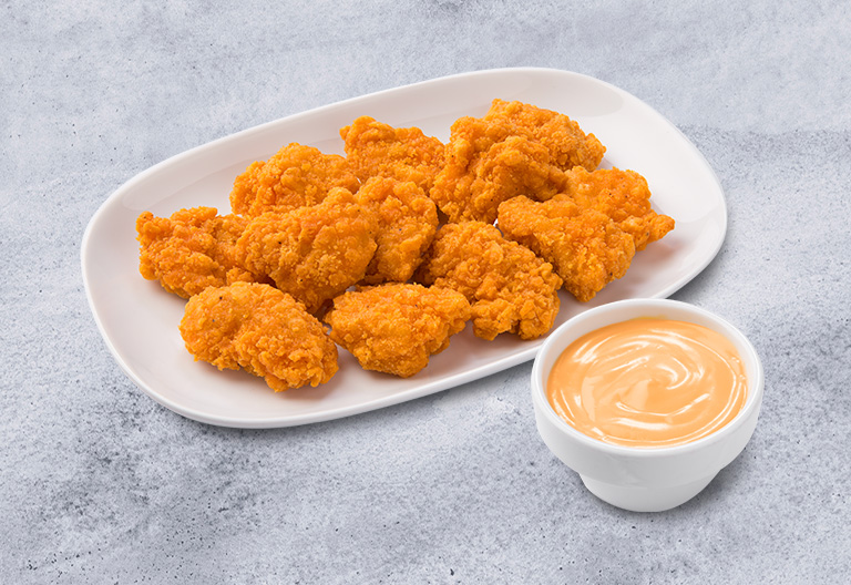 CHICKEN POP WITH DIPPING SAUCE